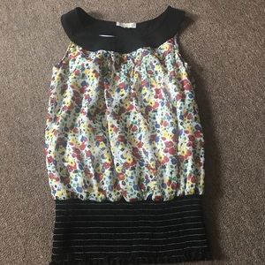 XOXO floral glow tank top